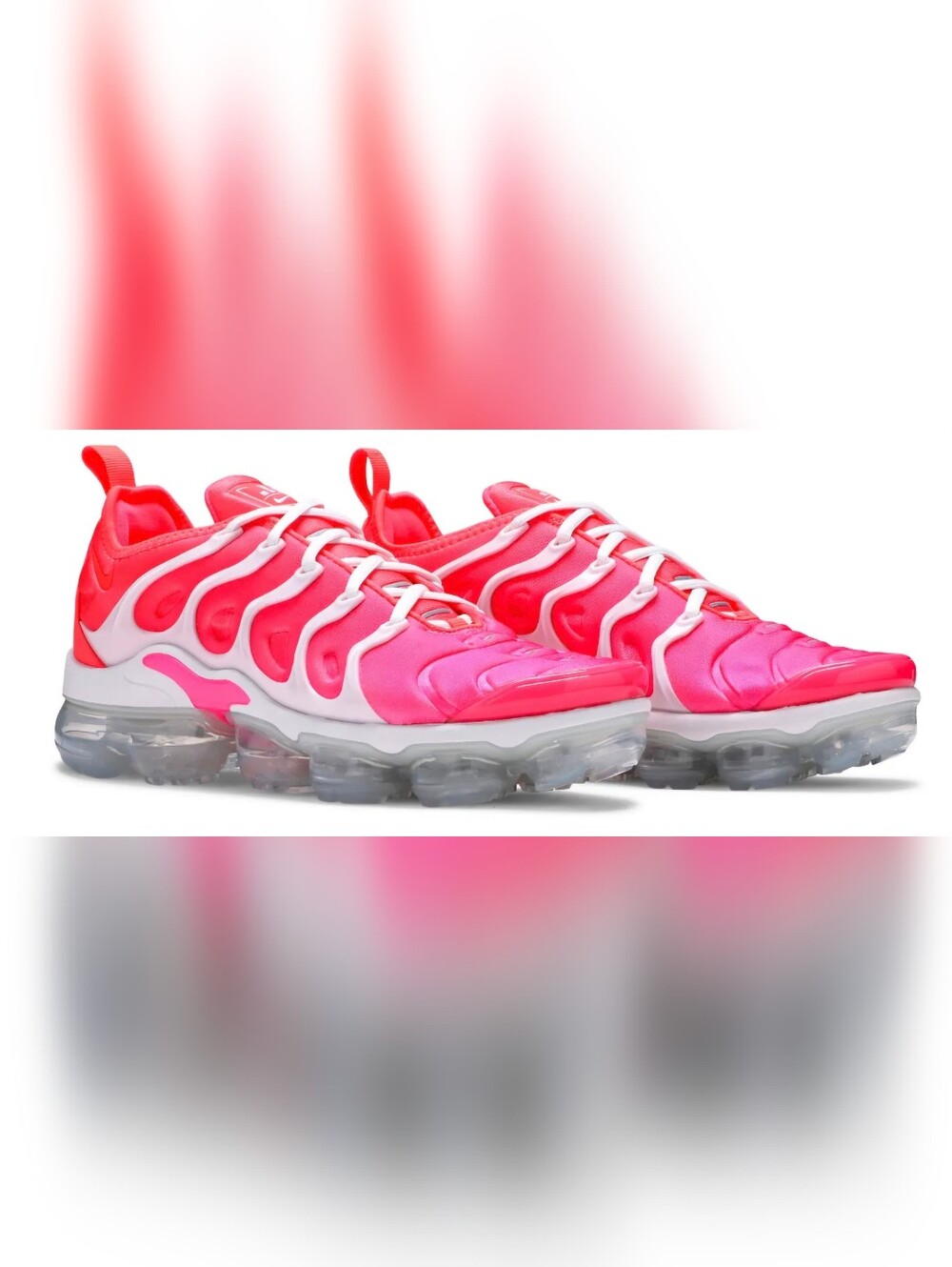 Nike Women's Air VaporMax Plus in the vibrant "Pink Blast" Size 9